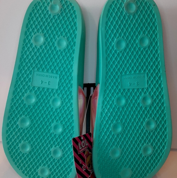 LOL girls slide on sandels/slippers - Picture 4 of 4